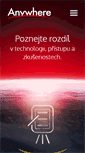 Mobile Screenshot of anywhere.cz